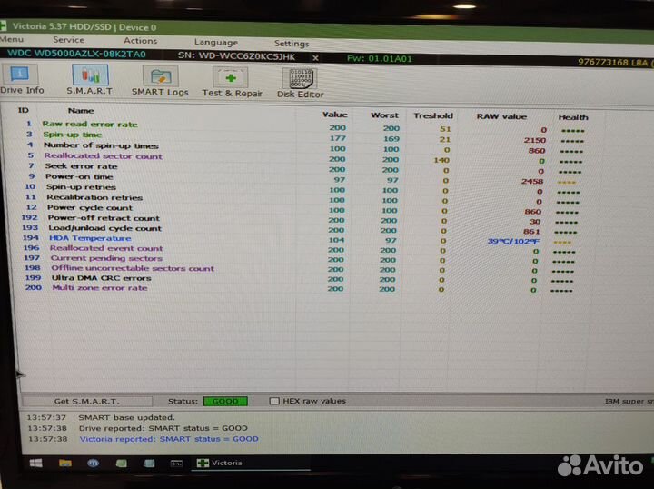 Жесткий диск western digital 500gb