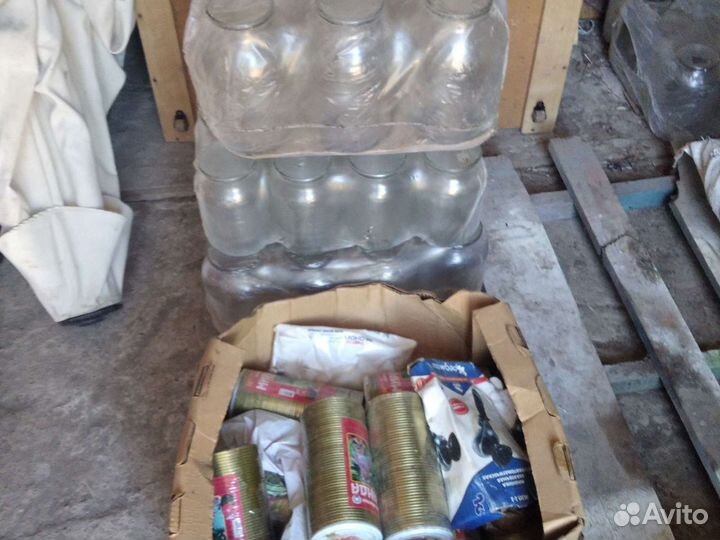 Стеклянная баночка 0.5-10л