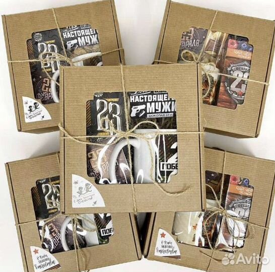 Крафт-коробки с окном и без окна