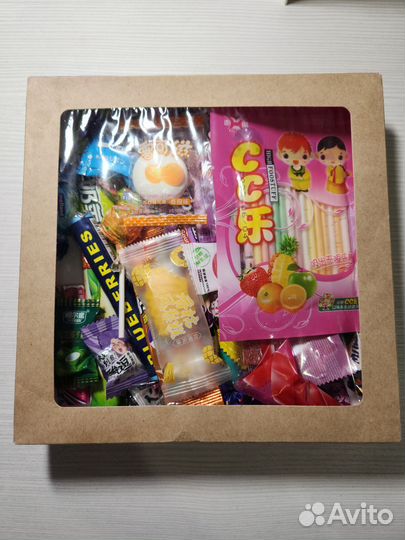 Набор азиатских сладостей, sweet box, сладости