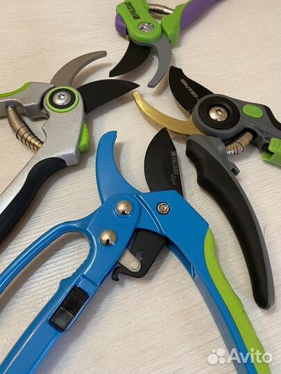 Секатор садовый с храповым механизмом