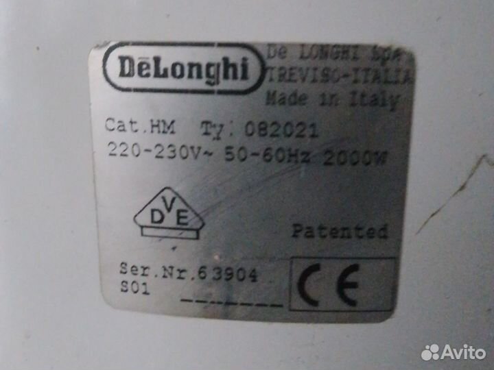 Масляный обогреватель delonghi италия