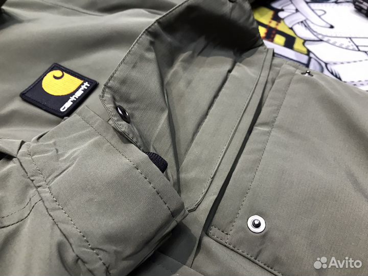 Куртка зимняя carhartt плотная мужская