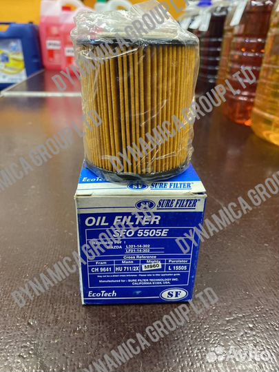 Фильтр масляный sure SFO5505E mazda 3 06- CX-7- 6