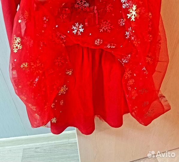 Новогоднее платье для девочки 104