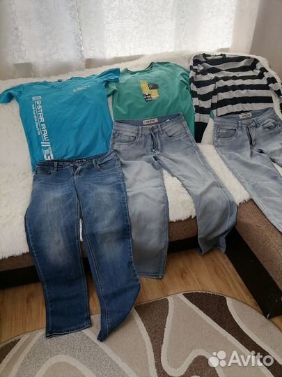Джинсы, кофты, футболки, мужские, женские, большой