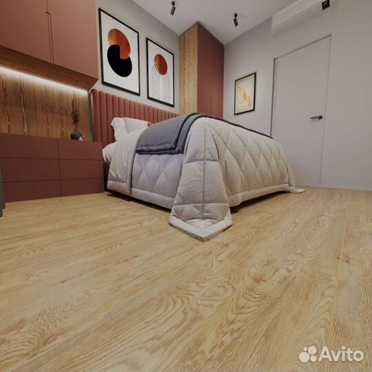 Кварцвинил CronaFloor Wood XJ1053-7 Паланга