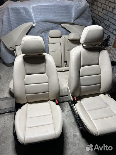 Кожаный салон Мерседес GLK X204