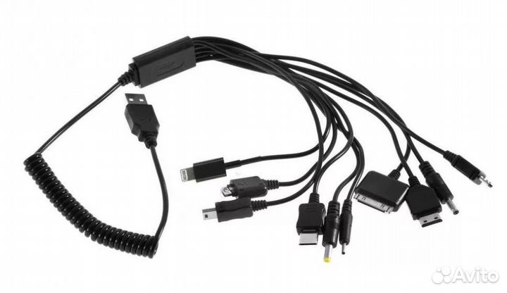 Универсальный зарядный кабель 10-в-1