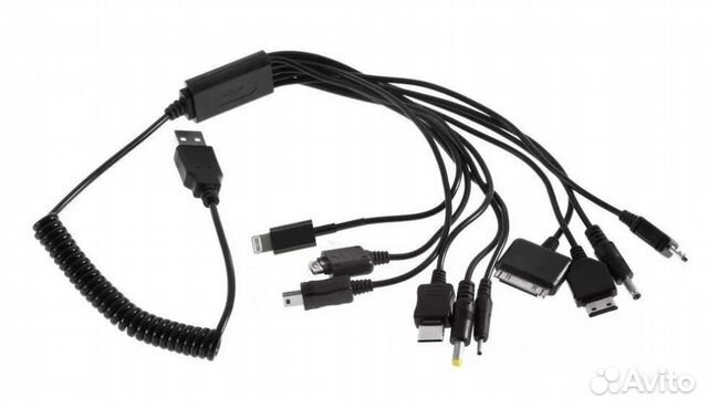 Универсальный зарядный кабель 10-в-1