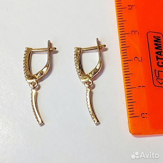 Золотые серьги