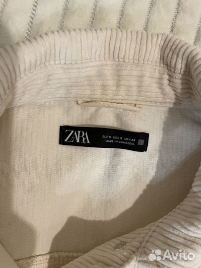 Куртка рубашка zara женская 42 44