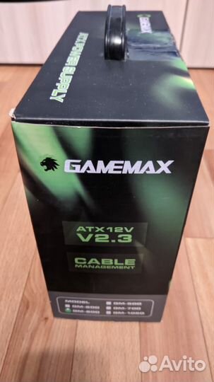 Мощный блок питания GameMax GM800 на 800W