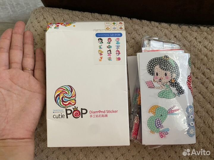 Аквамозаика алмазные наклейки для девочек