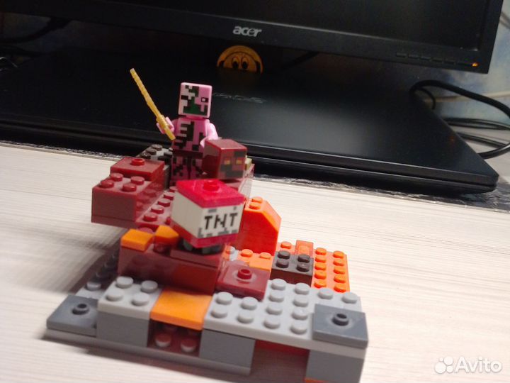 Lego майнкрафт ад