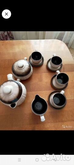 Новый керамический, кофейный сервиз