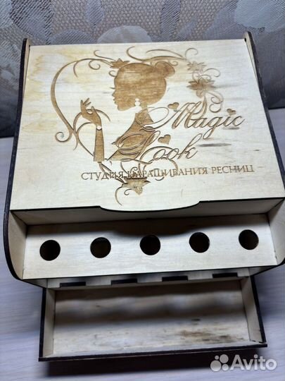 Лэшбокс с планшетами для наращивания ресниц