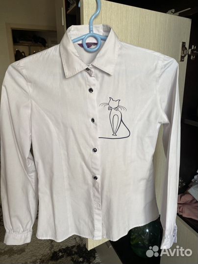 Рубашки школьные на девочку 152