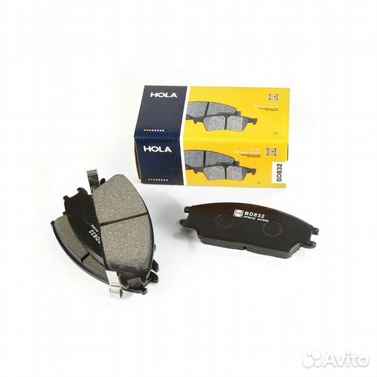 Колодки тормозные дисковые hola BD832