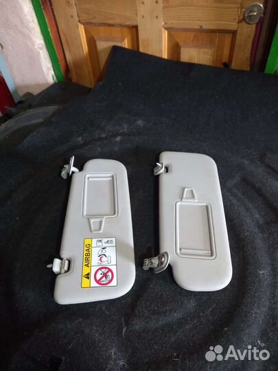 Kia ceed 2 jd солнцезащитные козырьки