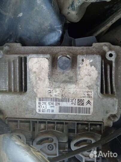 Блок управления двигателем эбу Citroen C4 1,6л