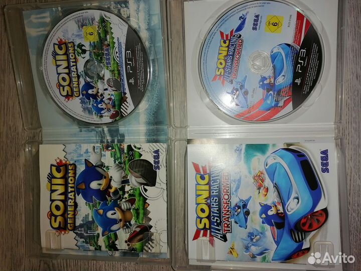Sonic и Rayman Legend & Origins ps3