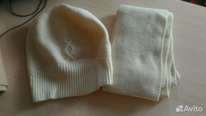 Комплект шапка и шарф