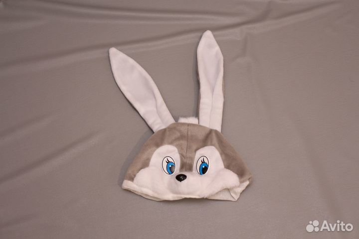 Костюм шапочка зайца 4-5 лет