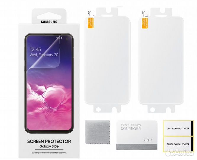 Original Защита Плёнки на Samsung S10e (2шт) Корея