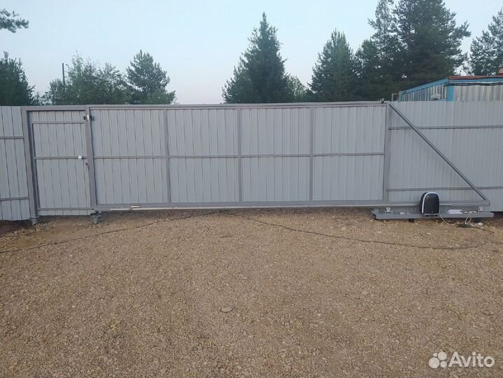 Ворота откатные под ключ