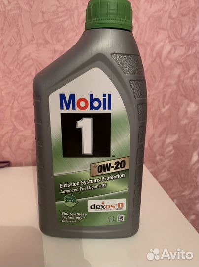 Масло моторное mobil 1 0w20
