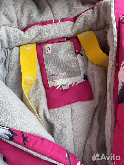 Зимний комбинезон для девочки 86