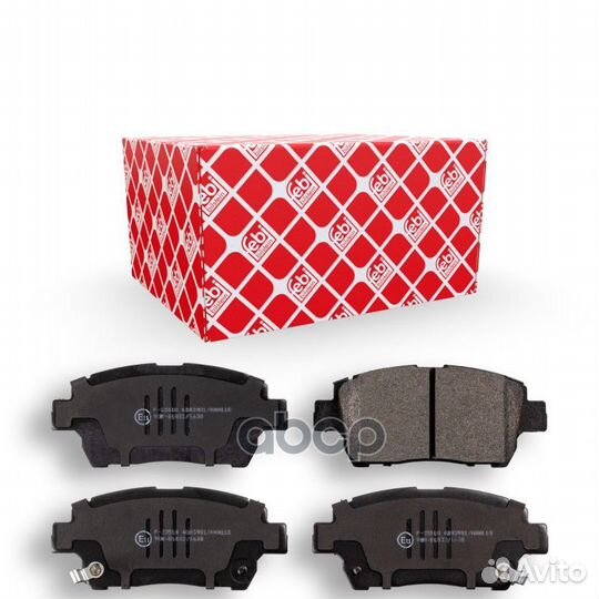 Комплект тормозных колодок, дисковый тормоз 167