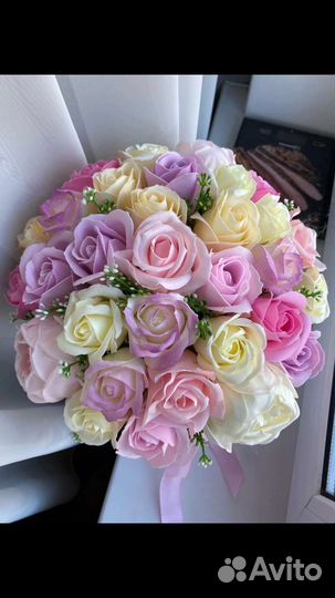 Букет цветов из мыла