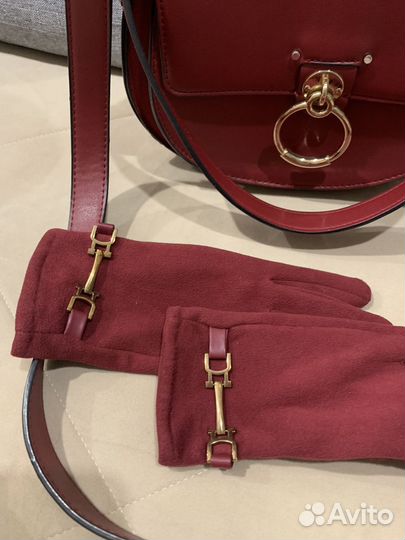 Сумка zarina, перчатки в подарок