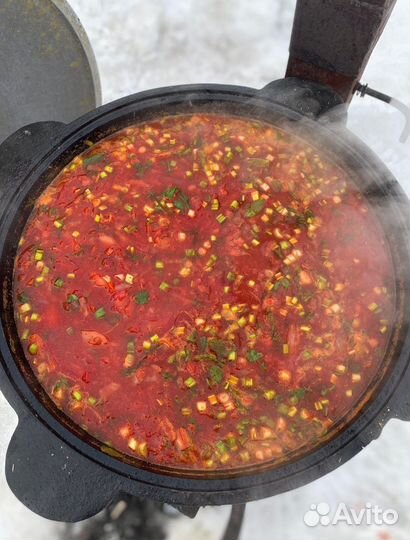 Казан чугунный узбекский