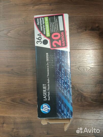 Продам оригинальный картридж HP 36A