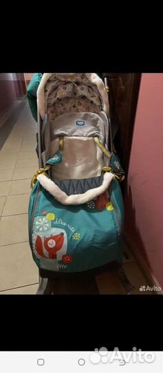 Детские санки коляска