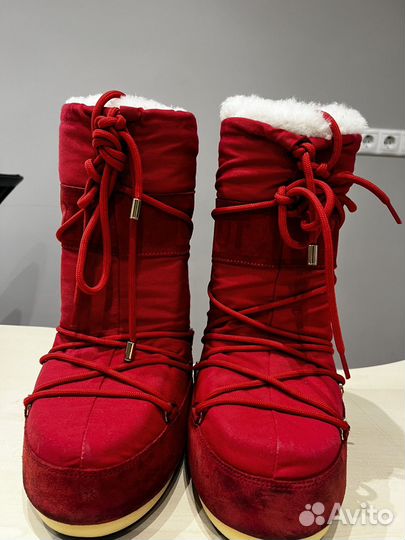 Луноходы moon boot yves salomon на девочку 31-34