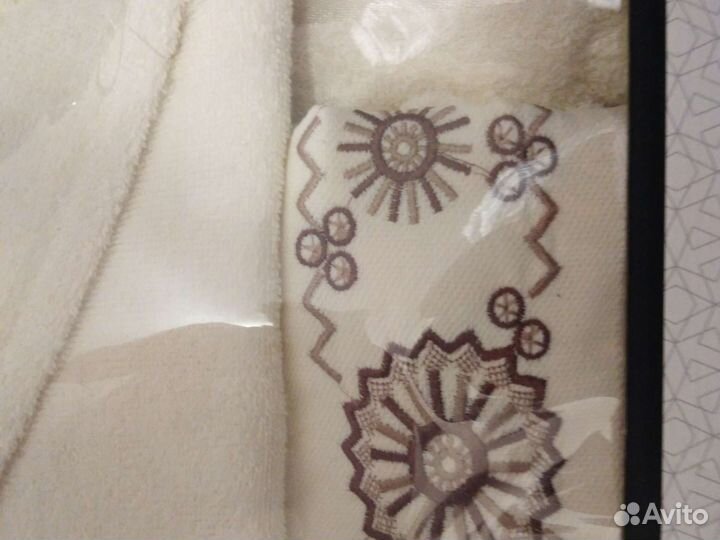 Халат махровый +2полотенца