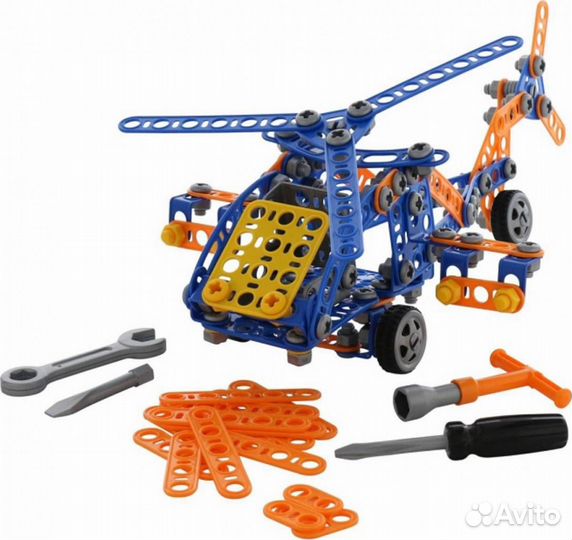 Конструктор Изобретатель-Вертолёт №2 232 элем. 550