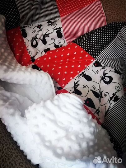 Лоскутное одеяло, детский плед