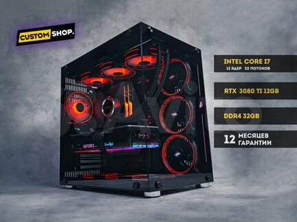 Новый Игровой пк i7 12700KF + RTX 3080Ti