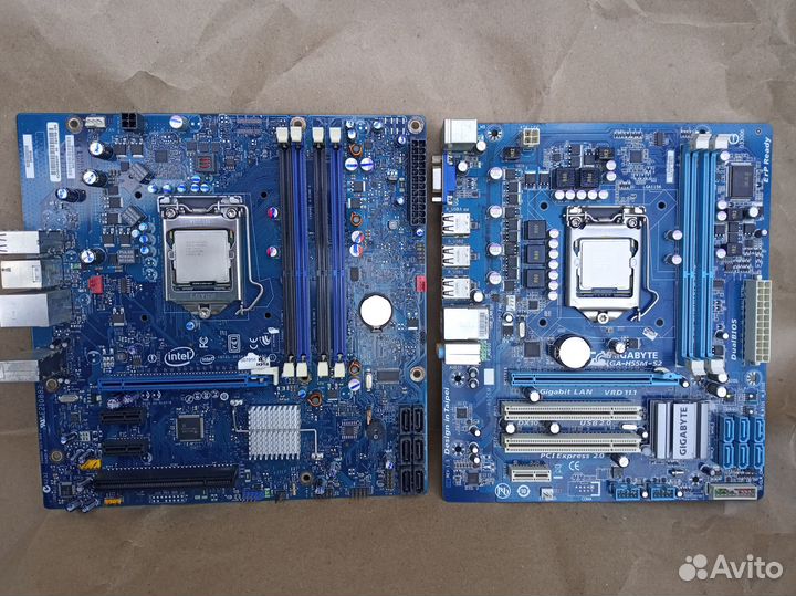 Материнские платы с процессором 1156 Intel Gigabyt