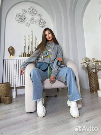 Дизайнерское худи oversize