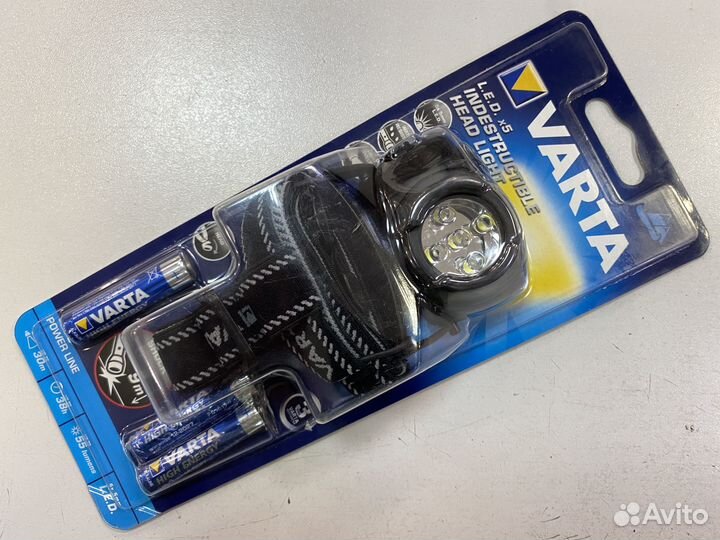 Фонарь Varta L.E.D. x5 Indestructible