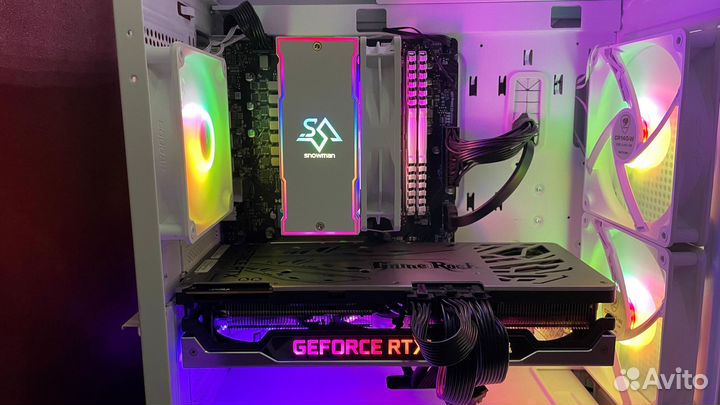 Игровой Пк RTX 3080 TI, Ryzen7 8700f+32gb