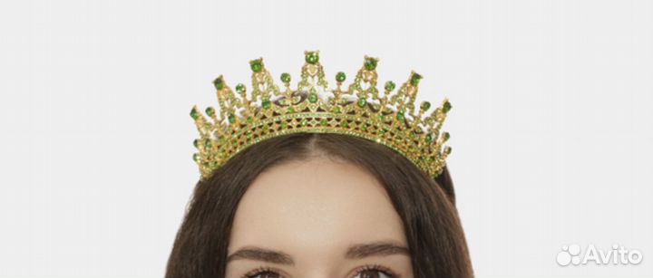 Диадема, корона со стразами