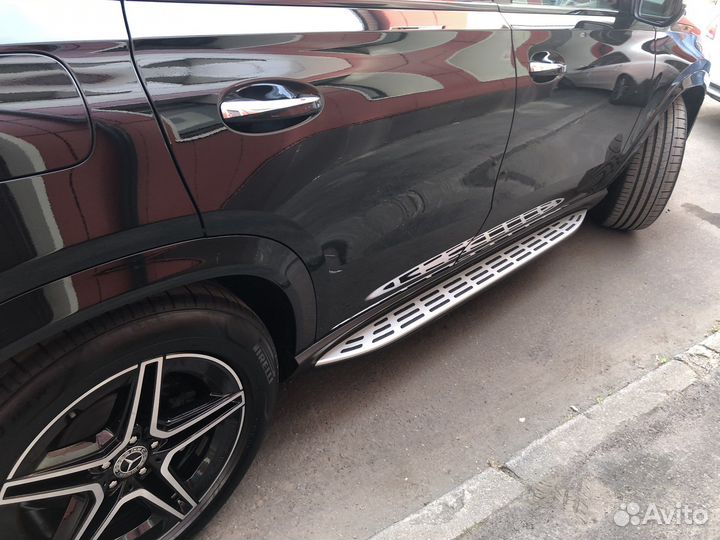 Mercedes GLE Coupe C167 пороги ступеньки подножки