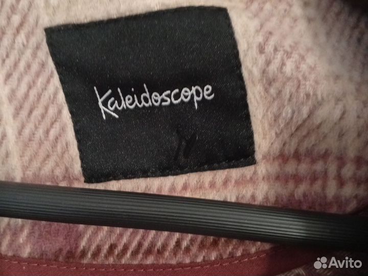 Теплая рубашка пальто клетка фирменное